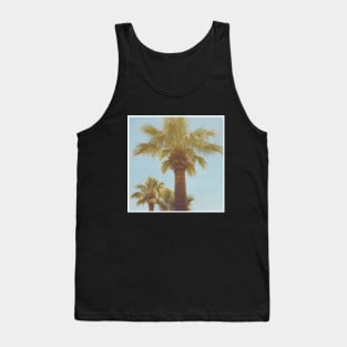 Pretty picture of a Palm Tree. Pretty Palm Trees Photography design with blue sky Tank Top